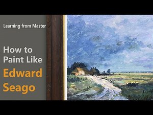How to Paint Like Edward Seago | Real Time Acrylic Painting | Impressionist Landscape