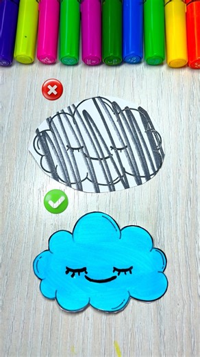 Dark Cloud vs Airy Blue Cloud ☁️⚫💙