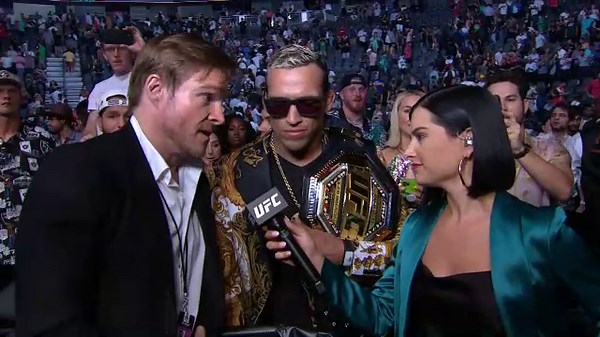 Petr Yan reacts to DQ loss vs. Aljamain Sterling at UFC 259