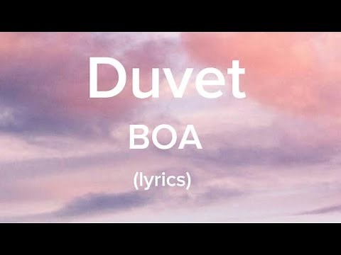 And you don't seem to understand.. (Duvet -Boa lyrics)