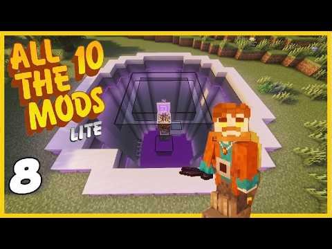 All the Mods 10 Lite - Our First AE2 System (Applied Energistics Setup) | Ep 8