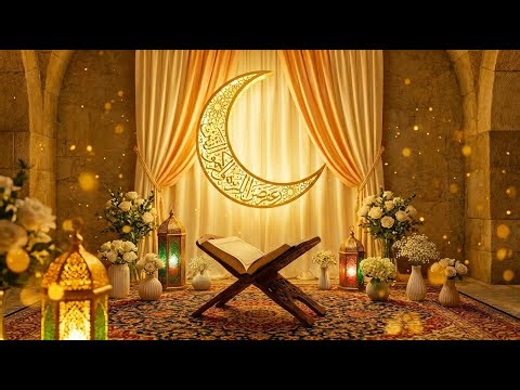 Ramadan Kareem 🌙 Beautiful Ramadan Night Ambience TV Art 4K أجواء رمضان