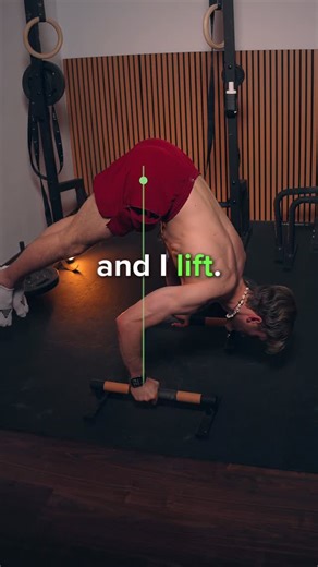 Levi Reiling | Calisthenics coach and physio on Instagram: "Turn your tuck (Bent knees) into a pike press (Straight legs) with this drill! #handstand #handstandpress #handstandpushups #handstandpushup #calisthenics"