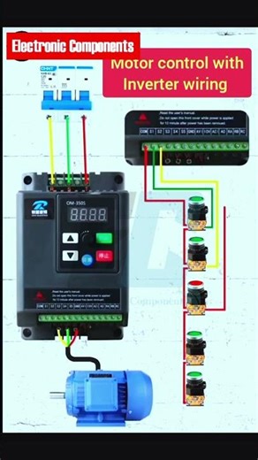 Motor Control With Inverter Wiring #shots