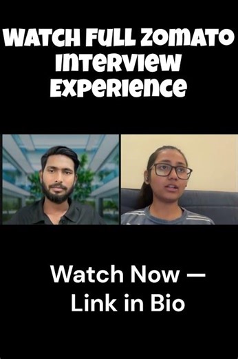 How She Cracked Zomato Placement | Real Zomato Interview Clip