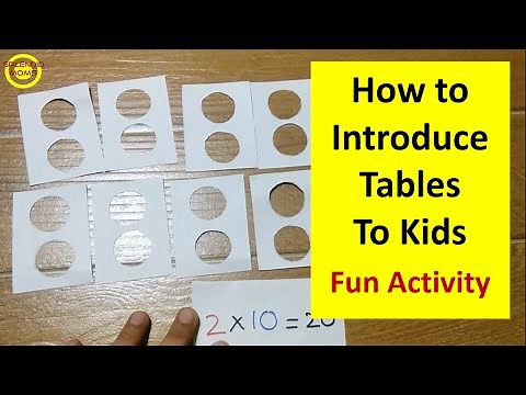 Number Tables Explanation and Activity For Kids || How To Teach Maths Tables Easily