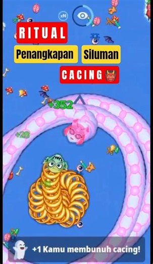 Cacing Purba Terjebak #worm #hunt #adventure