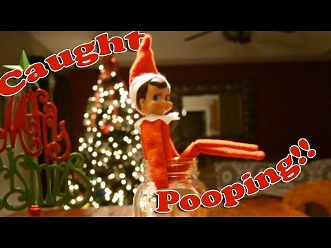 The Elf on the Shelf caught Pooping and MOVING...AND I ATE IT! Gross!