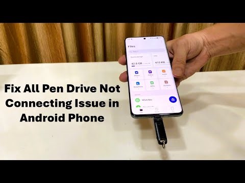 How to Fix Pen Drive Not Connecting, Not Showing, Disconnecting or Charging Only in Android Phone