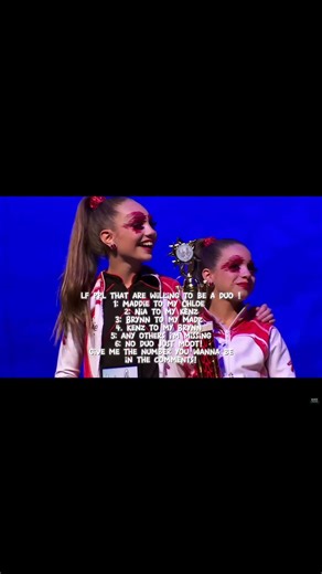 lf moots/duoss! || #dancemoms #mackenzieziegler || check description!