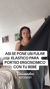 Tutorial para ponerse un fular elastico y asi cargar a tu bebe o mejor dicho, protear a tu bebe de manera ergonomica. Te enseño un preanudado para que sea mas facil amamantarlo o pasarlo a la cama cuando se quedan dormidos. Este fular lo conseguí con @DUNIA VELASQUEZ G. Es la mejor en esto. Gracias al fular mi maternidad fue mucho mas facil porque mi bebe estaba tranquila al sentirse segura escuchando los latidos de mi corazon, ademas tenia las manos libres para hacer otras actividades del hogar
