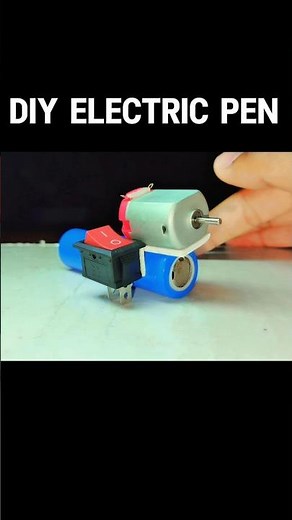 How to Make A Diy Electric Pen 🖊️#pencil #shortvideo