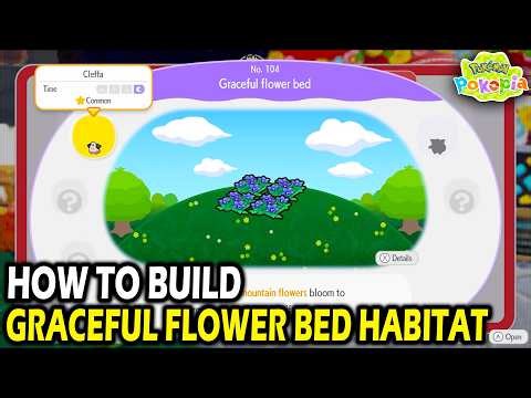 How to Build Graceful Flower Bed Habitat in Pokemon Pokopia
