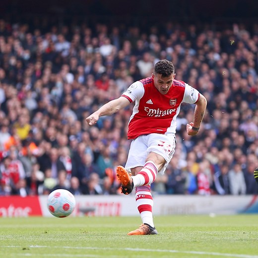 💥 𝗫𝗵𝗮𝗸𝗮𝗯𝗼𝗼𝗺! 🤩 There was no stopping this strike | Arsenal