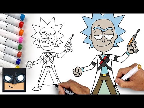 MultiVersus | How To Draw Rick Sanchez