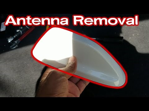 Dodge Durango Antenna Removal | Roof Wrapped in Gloss Balck
