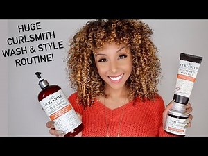 Curlsmith Curly Hair Wash & Style Routine | BiancaReneeToday