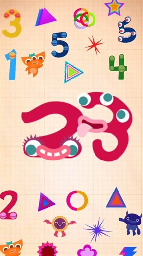 Endless Numbers Count 23 and Funny Animation. #endlessnumbers #funnyvideos