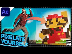 How to Turn Anything into a 8-Bit Game! | Pixel Effect | After Effects Tutorial