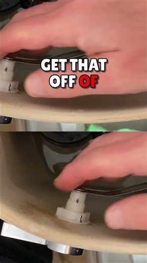 Loosening a Toilet Handle Made Easy! #shorts