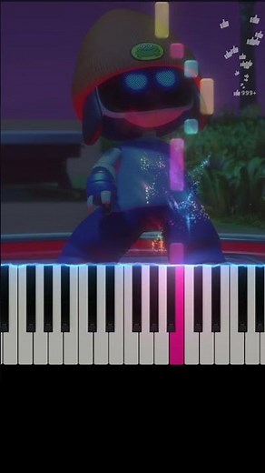 Astro Bot Boss Theme: Easy Piano Short! 🎹🤖 | FUN Things | Quick Tutorial #astrobot #piano #funny