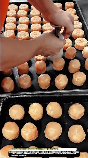 Mooncake Molding Worktool Hand Press Mold Traditional Bakery Process