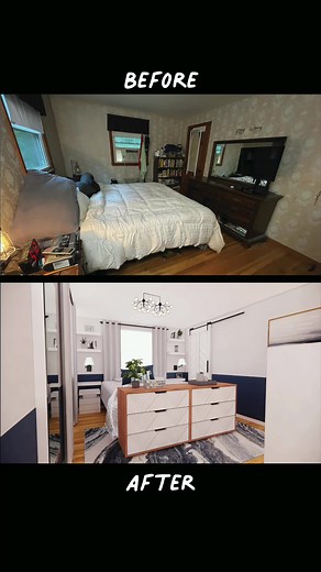 Artistic Bedroom Renovation and Interior Design Plan