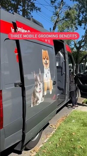 If you've seen this cool van in the streets, you know it's mobile grooming by Groomit 🐶