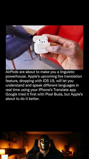 Apple's Live Translation Just Changed Everything #airpods #apple #ios19