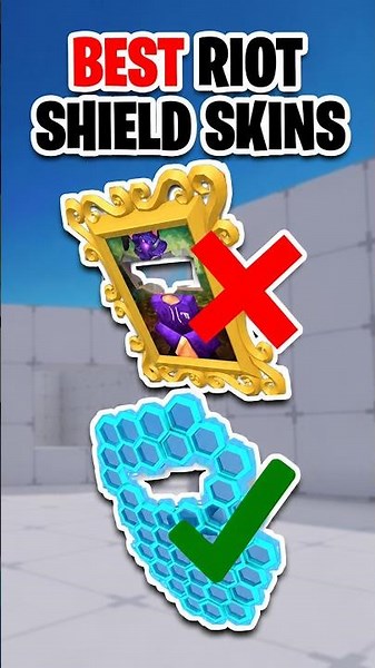 Top 5 BEST Riot Shield Skins in Roblox RIVALS