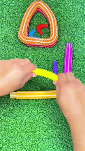 Creating ASMR Relaxing HOK Style POP-TUBE #satisfyingvideos #relaxing #oddasmr #poptubes #creative