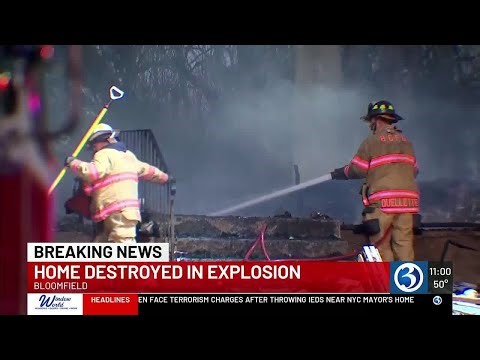 Home destroyed in explosion in Bloomfield