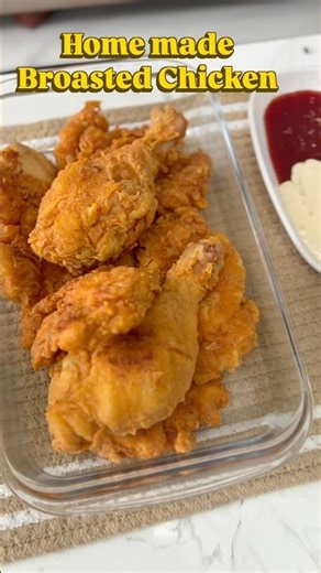 🍗 Homemade Broasted Chicken Recipe | Crispy & Juicy Chicken at Home