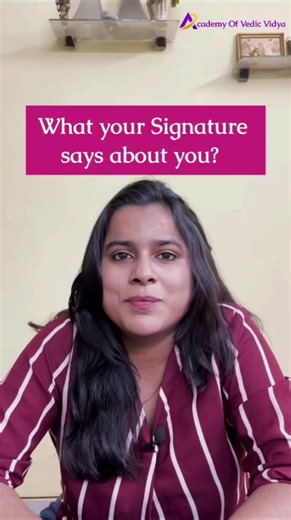 Watch this reel, if you are interested in Signature and Handwriting analysis! Ever noticed, why successful people signatures are as lifelike as their personalities? Well, even your sign says a lot about you! As per expert graphologists, people who draw a line under their signature are quite confident and are likely to become successful as they consider themselves extremely important, and work towards achieving all their goals! . . . #academyofvedicvidya #signatureanalysis #handwritinganalysis #G