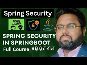 Spring Security in Spring Boot in Hindi 🔥🔥 | Spring Security | Spring Security Full Course In Hindi