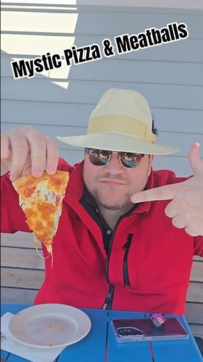 Mystic Pizza Review #onebite #pizza #viralfood #movie #mukbang #fyp #restaurant #review