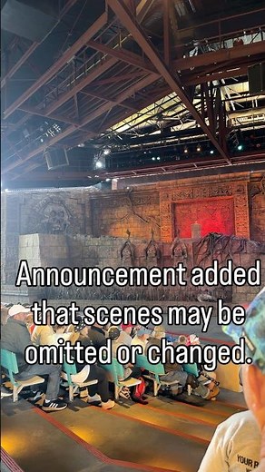 Indiana Jones Epic Stunt Spectacular changes boulder scene #wdw