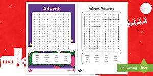 Advent Word Search Activity