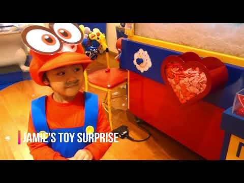 BUILD-A-BEAR SUPER MARIO BEAR!!! TEDDY IS BORN!