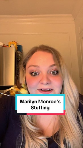 Marilyn Monroe’s stuffing recipe! The perfect sexy, iconic, tragicly misunderstood stuffing for your Thanksgiving table! #vintage #oldfashionedrecipe #midcenturymodern #vintagerecipes #dinner #vintagecooking #marilynmonroe #thanksgiving #stuffingrecipe