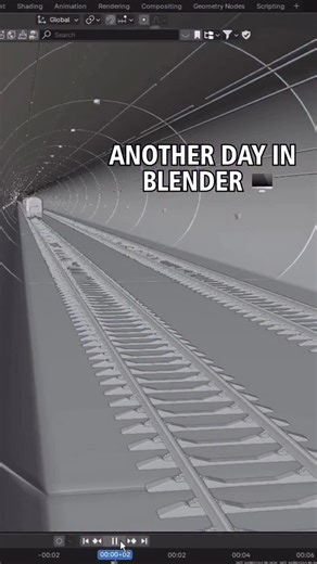 3D Modelling & Animation on Instagram: "Train Animation İn Blender 🛤️🚞 - Made by: @ash.f.x - DM For All 3D Model And Animation Works ✉️"