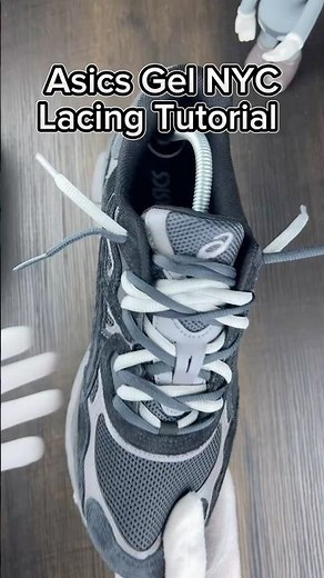 Asics Gel NYC lacing tutorial
