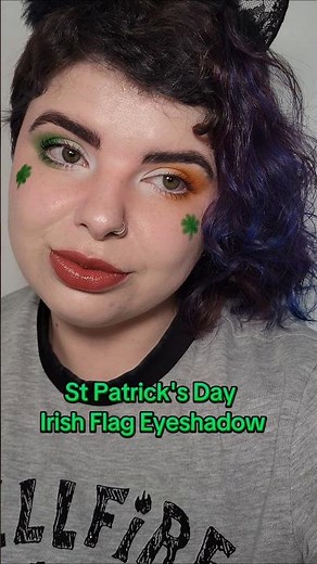 St Patrick's Day Irish Flag Eyeshadow Tutorial 🇮🇪