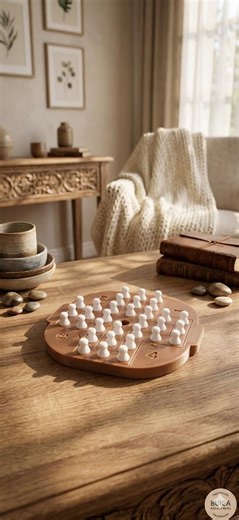 Portable Miniature Board Game - Peg Solitaire - Etsy