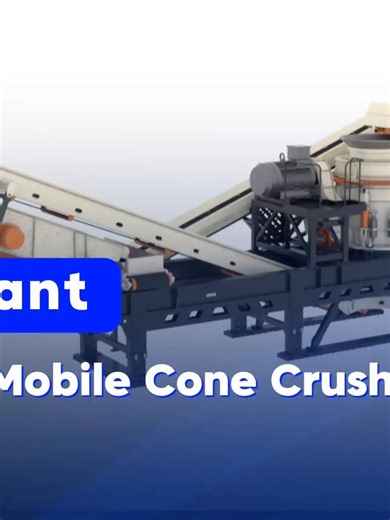 Wheeled Mobile Cone Crusher Station