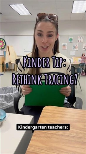 Add colored starter dots to letters for tracing; helps kids start in the right spot for good habits