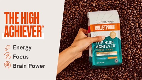 Bulletproof Coffee + Organic Grass-Fed Butter Single-Serve Pods, 10 Count, Keto Coffee, All-in-one Recipe with MCT Oil and Butter, Packaging May Vary