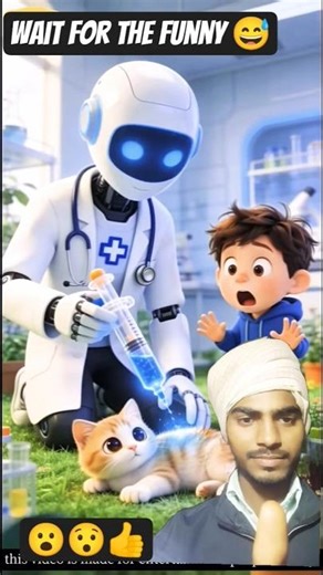 Chintu ki billi ko injection laga diya! 😱 #shorts #trending #cartoon #luckygamepla