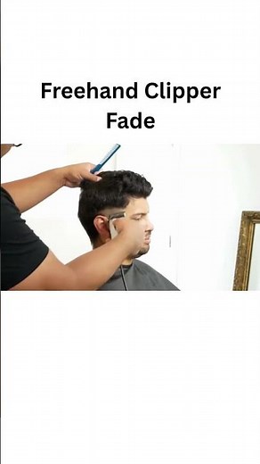 How to Cut a No-Guard Fade | Freehand Clipper Technique + Texturizing Curly-to-Straight Hair