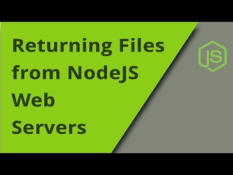 Returning Files from Node JS Web Servers